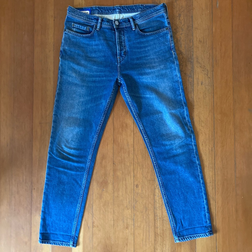 Gently Used Acne Denim Jeans Blå Konst Size 30-32